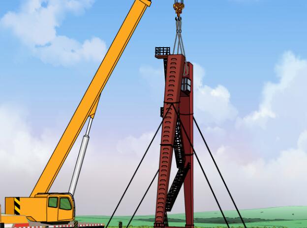 门式蜜桃视频APP下载机组装流程 门式蜜桃视频APP下载机组装流程